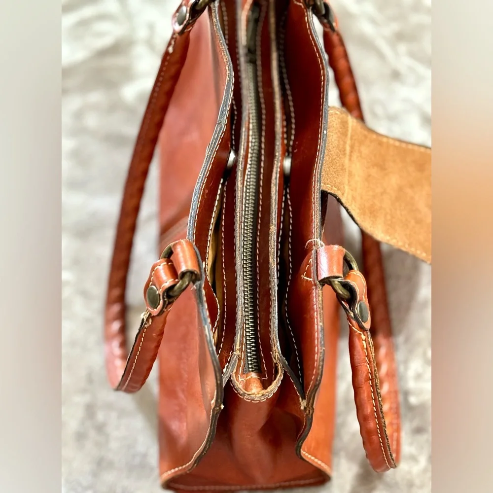 Patricia Nash Leather Purse | Color: cognac | Size: Medium - Picture 10 of 10